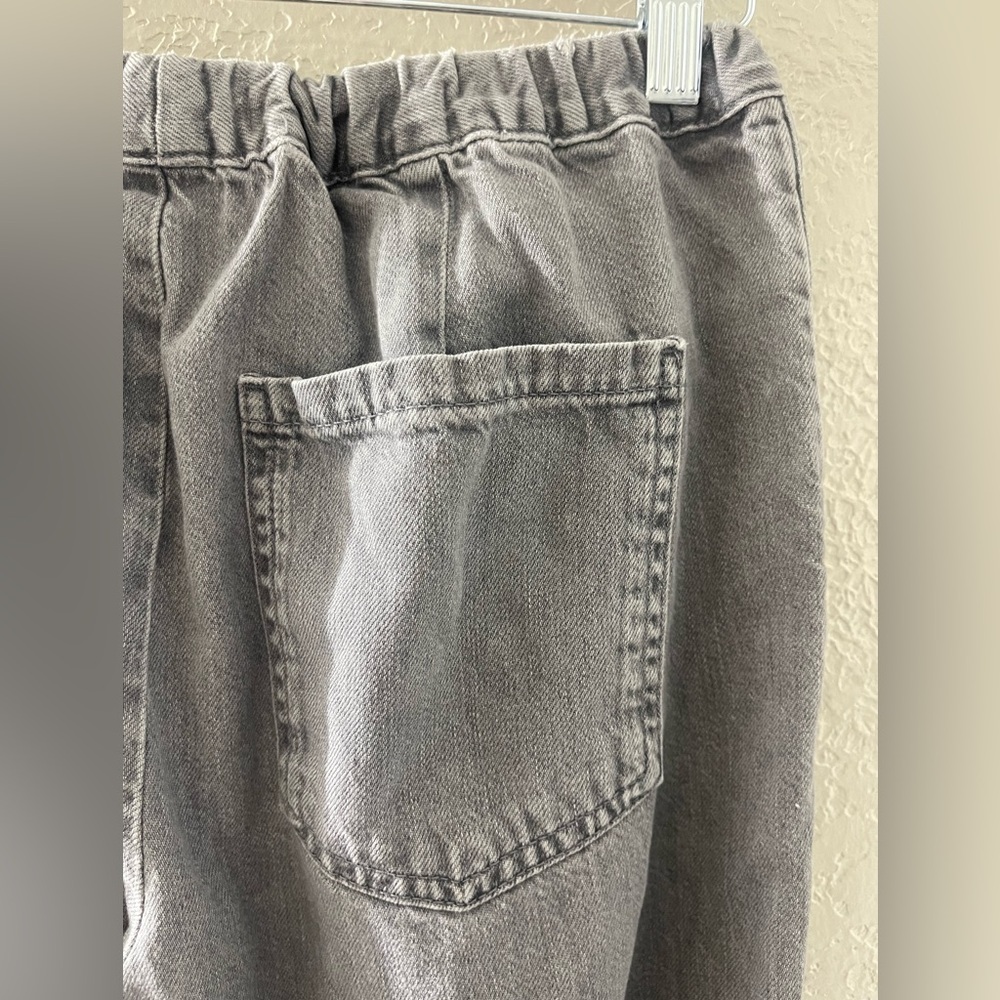 Y2K Zara Women’s‎ Casual Heather Gray Baggy Drawstring Waist Pants Size Small - Picture 7 of 10